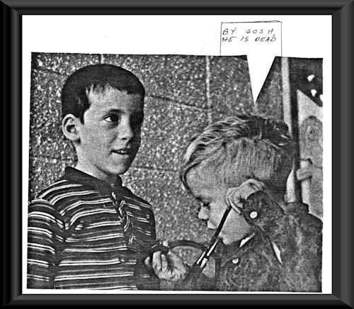 By gosh. He is dead.