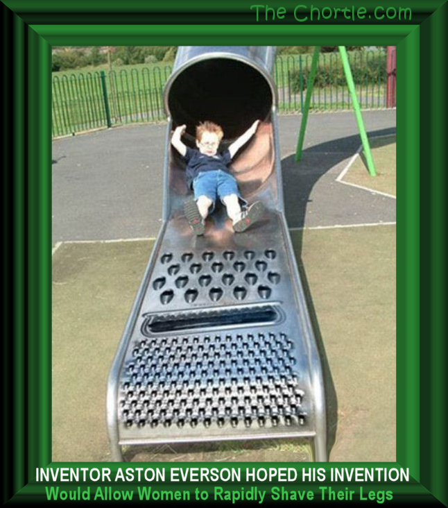 Inventor Aston Everson hoped his invention would allow women to rapidly change their legs.