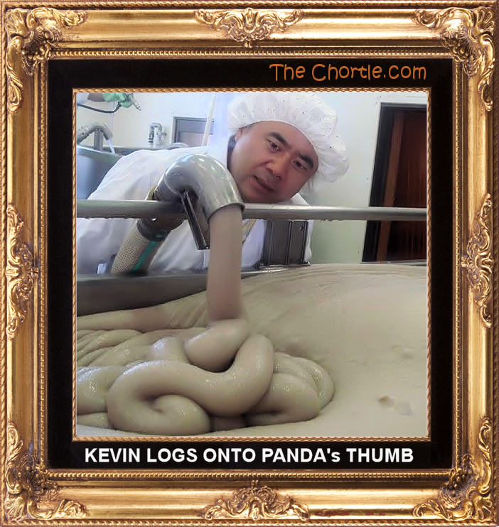 Kevin watches the evening news.