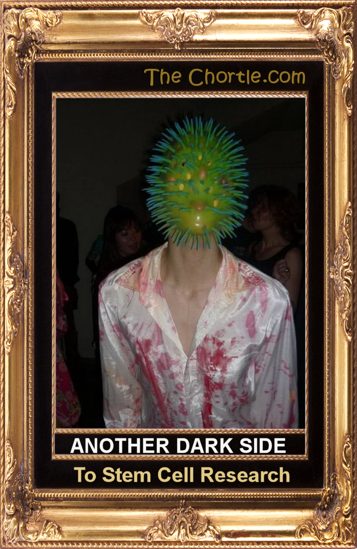 Another dark side to stem cell research.