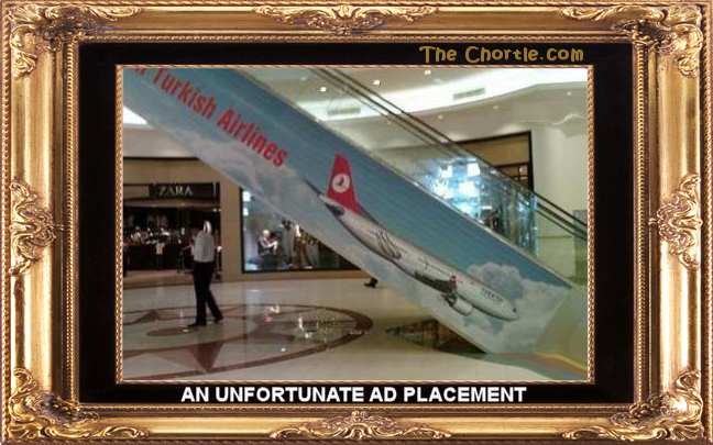 An unfortunate ad placement.