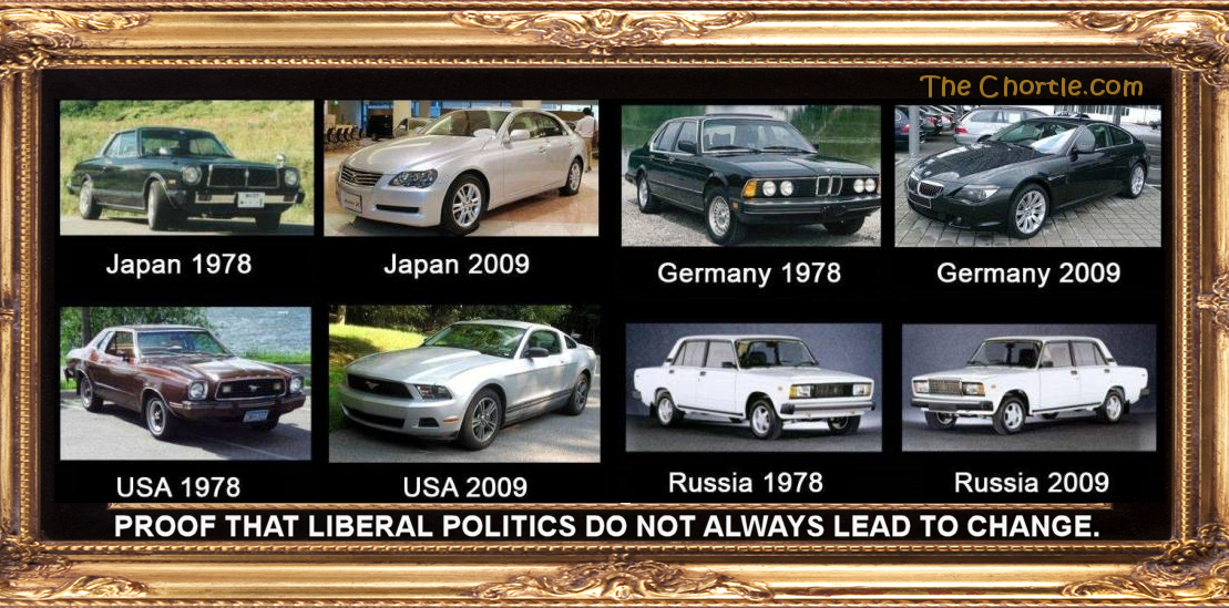 Proof that liberal poitics do not always lead to change.