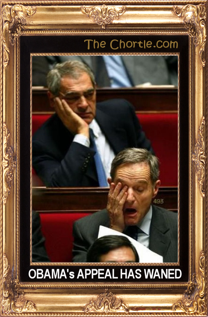 Obama's appeal has waned.