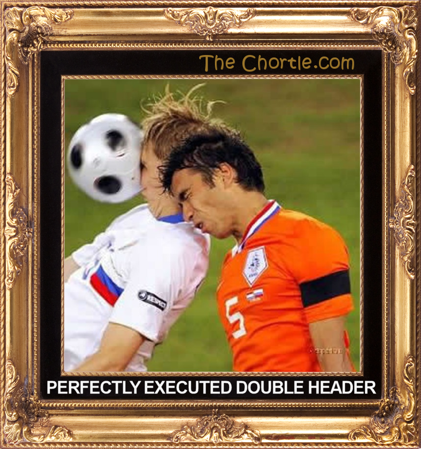 Perfectly executed double header