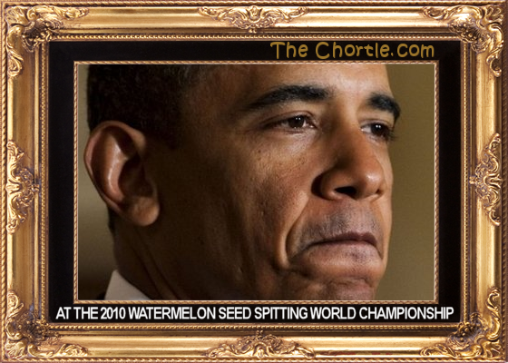 At the 2010 watermelon seed spitting world championship