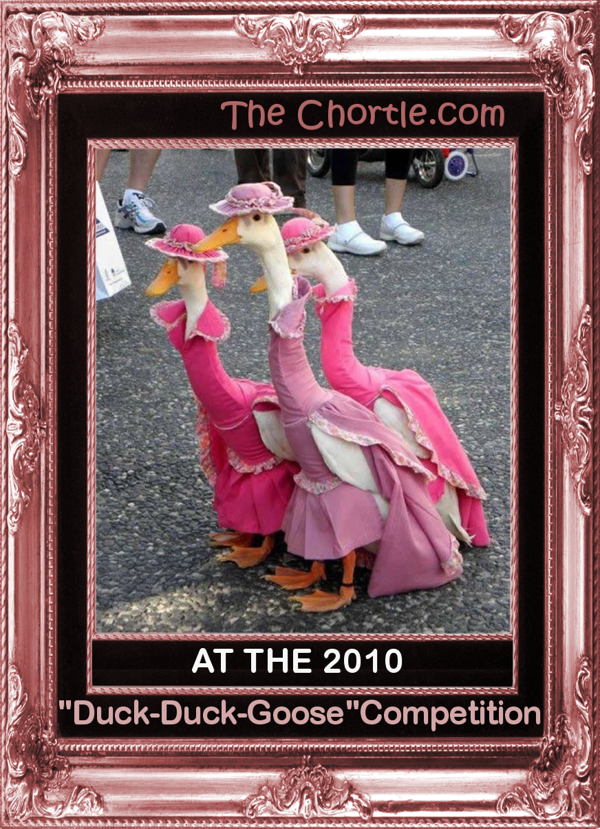 At the 2010 "Duck-Duck-Goose" competition