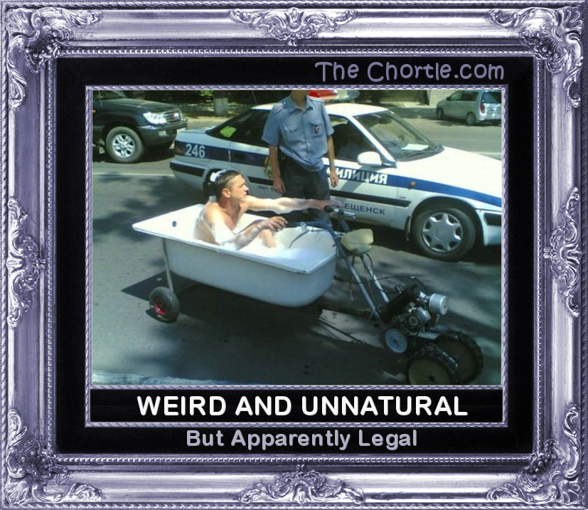 Weird and unnateral - but apparently legal.