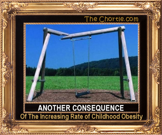 Another consequence of the increasing rate of child obesity.