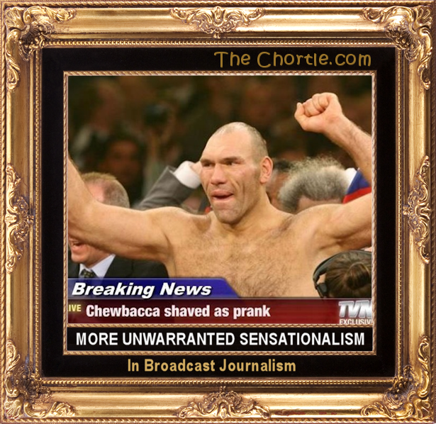 More unwarranted sensationalism in broadcast journalism.