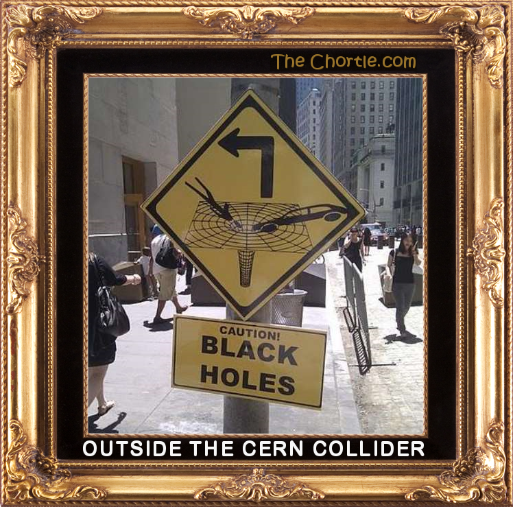 Outside the Cern collider