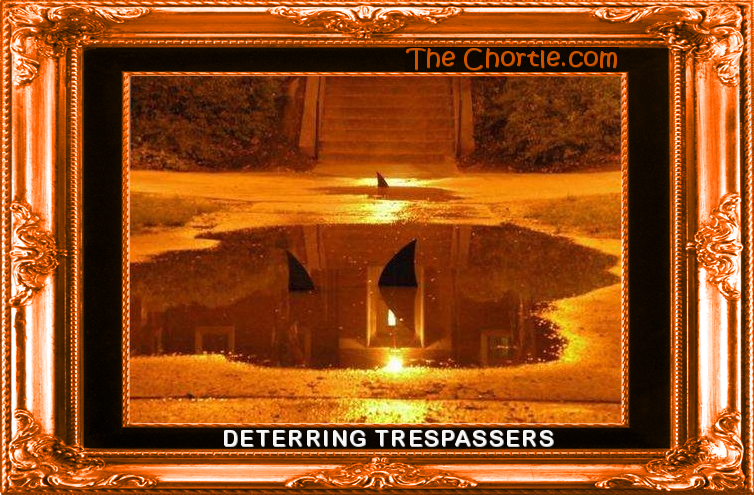 Deterring trespassers