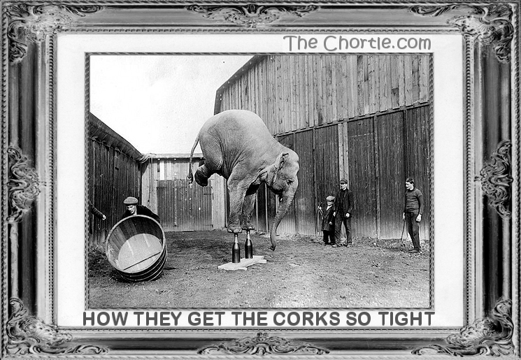 How they get the corks so tight