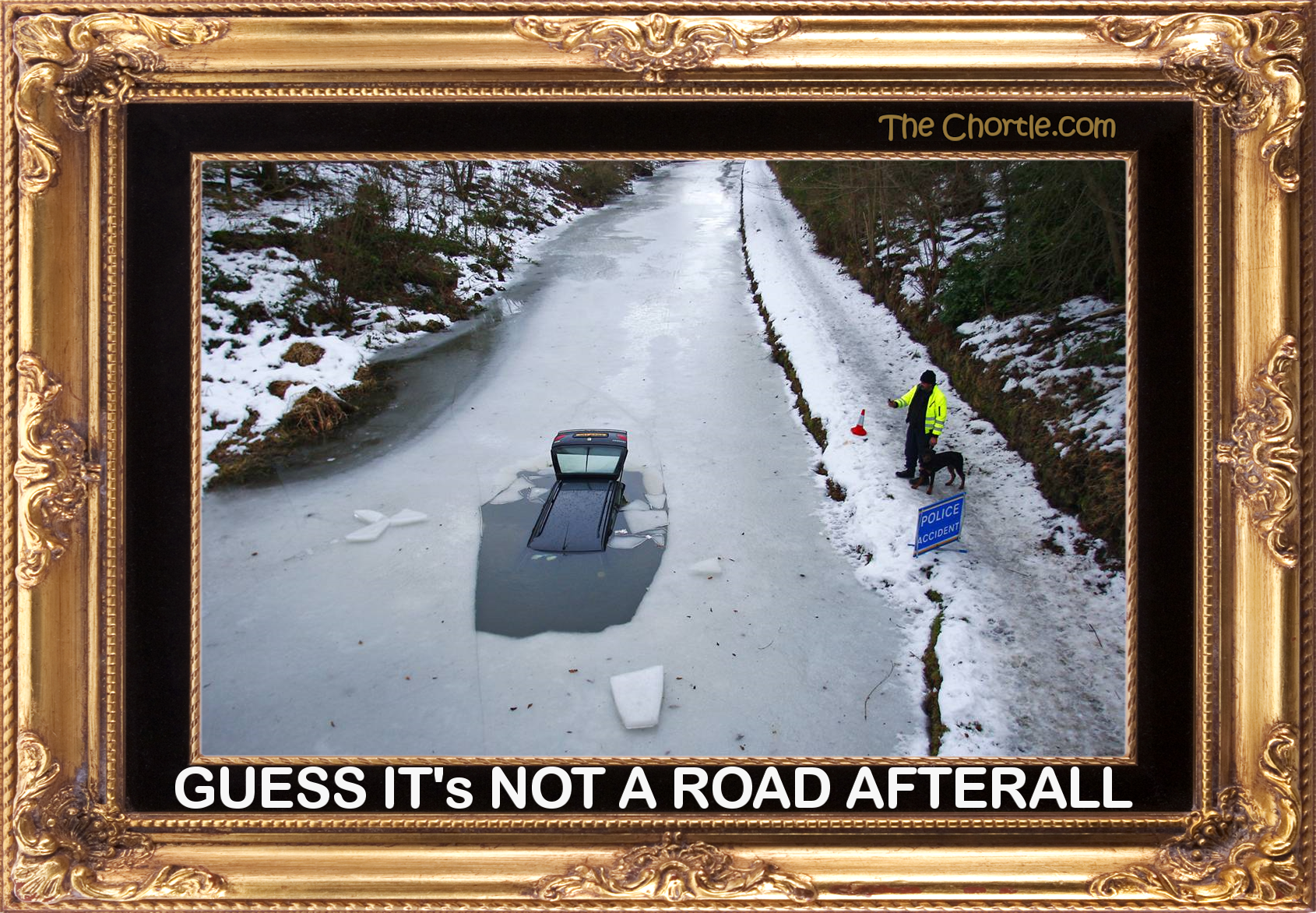 Guess it's not a road afterall.