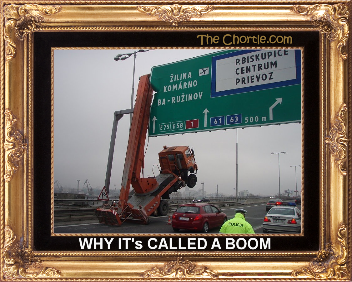Why it's called a boom