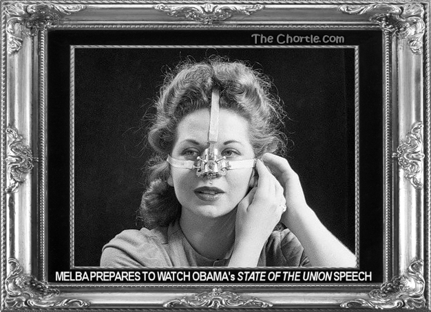 Melba prepares to watch Obama's State of the Union speech