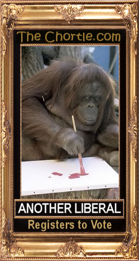 Another liberal registers to vote