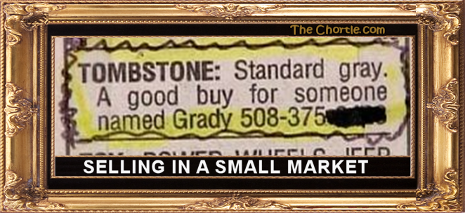Selling in a small market