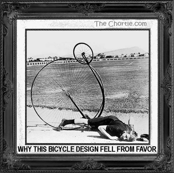 Why this bicycle design fell from favor