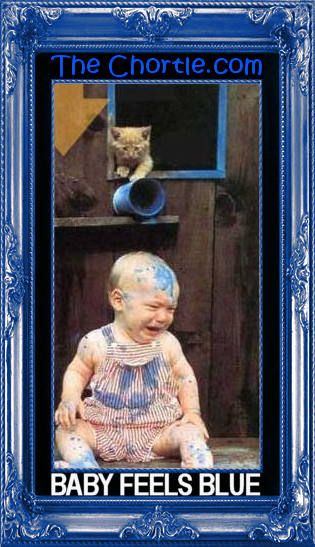 Baby feels blue